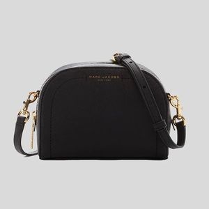 Marc Jacobs Playback Leather Crossbody Bag Black